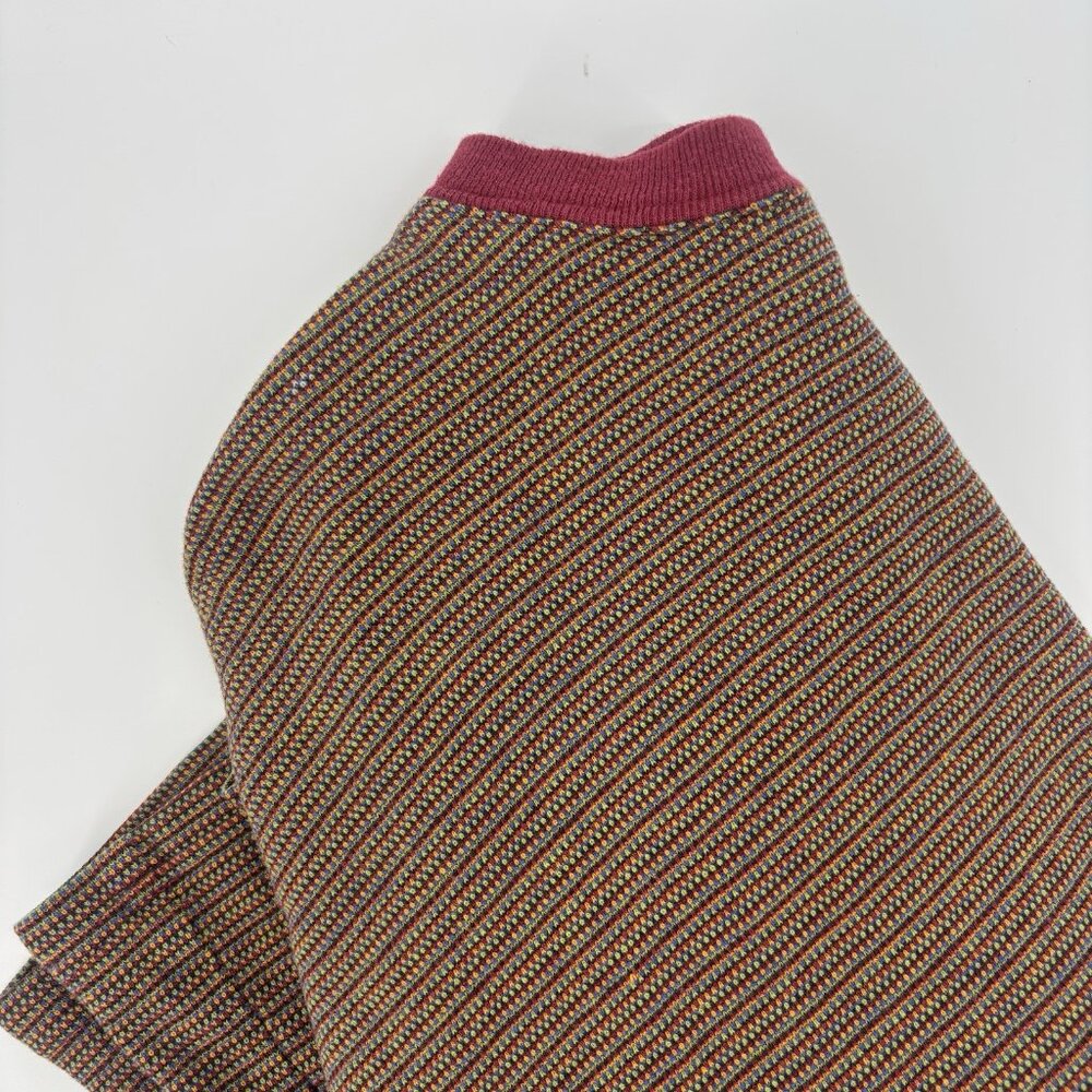 Vintage Snap Long Sleeve Shirt Multicolor 80s Hippie‎ Retro Mens Size Large USA - Picture 8 of 11